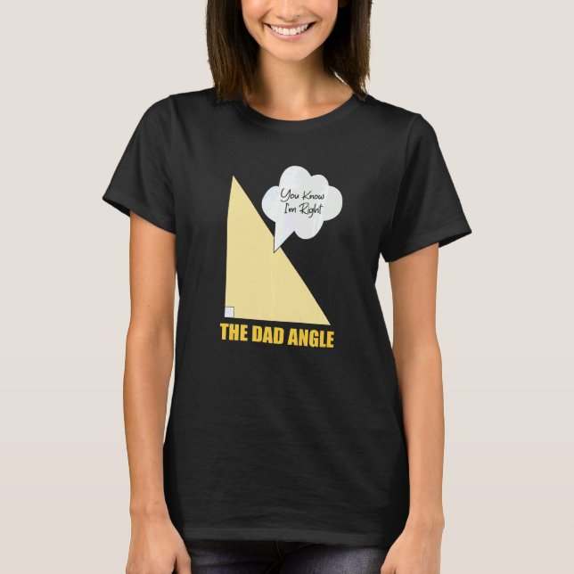 T-shirt Tu sais que j'ai raison Prof de maths Papa  Équati (Devant)