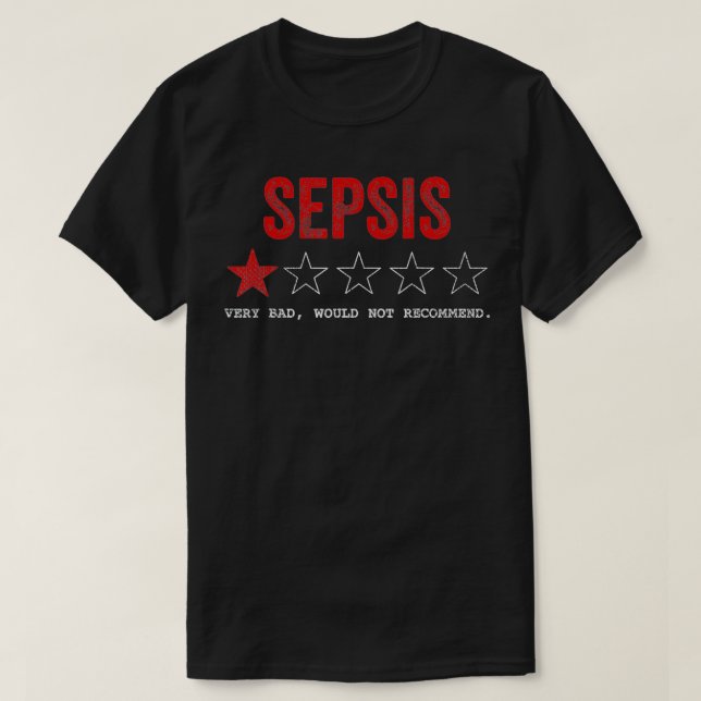T-shirt Tu sepsis Awareness Month Costume Ribbon Family  (Design devant)