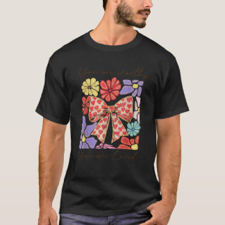 T-shirt Tu Veux Aimé Boho Flower Coquette Bow Femme