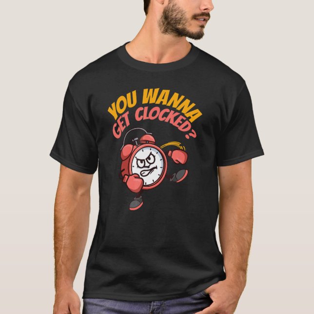 T-shirt Tu Veux Être Clock Boxing Karate (Devant)