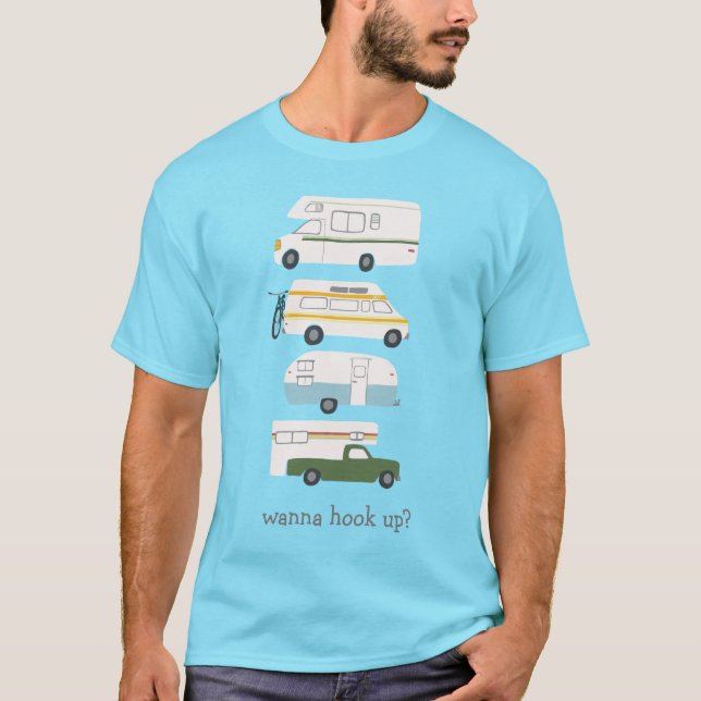 T-shirt Tu Veux Tourner ? Funny Campervan vanlife RV Trail (Devant)