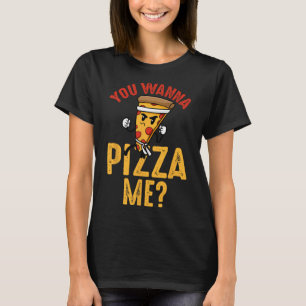 T-shirt Tu Veux une Pizza Drôle Ninja Karaté Mignon Pizza