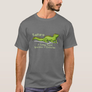 T-shirt Tuatara - Ignorance = Extinction