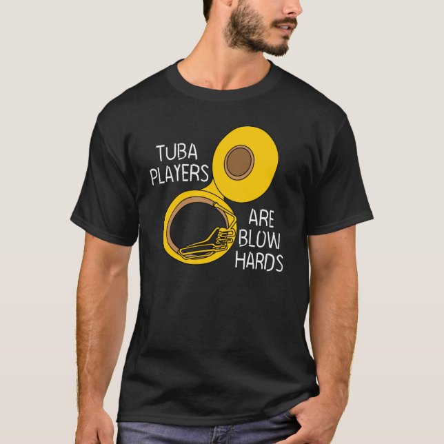 T-shirt Tuba Blow Hards (Devant)