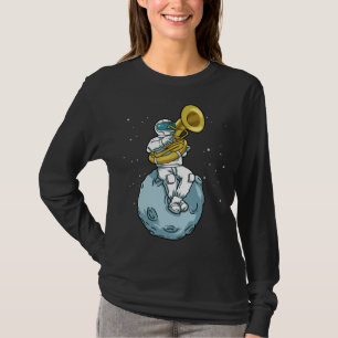 T-shirt Tuba Cadeau Astronaut Marching Musique Musique Sou