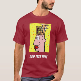 T-shirt Tuba Head, ajouter du texte