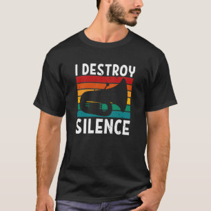 T-shirt Tuba - Je détruit Silence Tuba Player