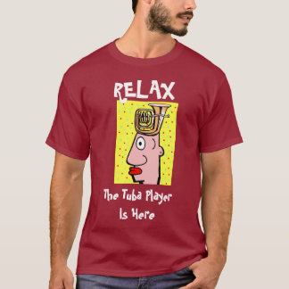 T-shirt Tuba Player est ici, modifier le texte