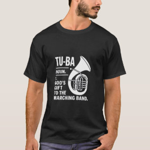 T-shirt Tuba Player Shirt Marching Band Musique classique