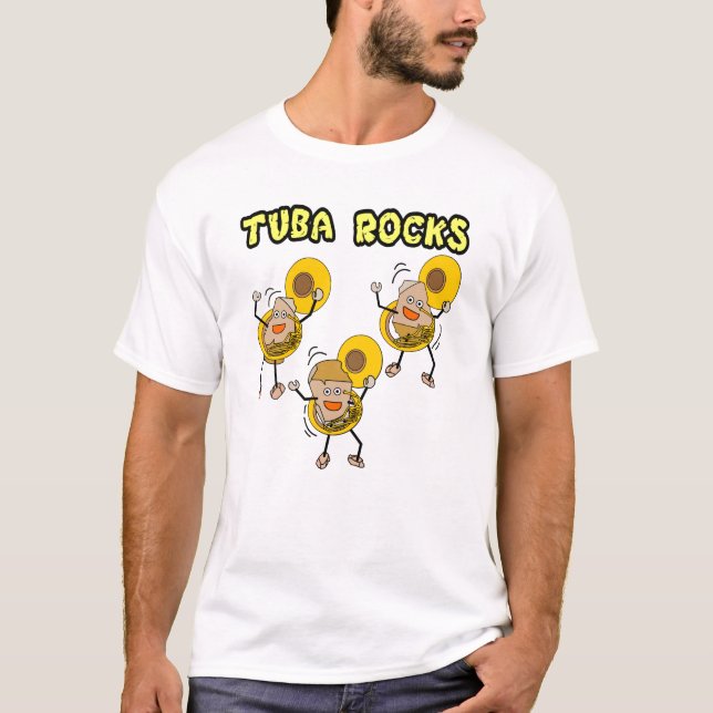 T-shirt Tuba Rocks (Devant)