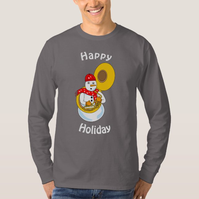 T-shirt Tuba Snowman (Devant)