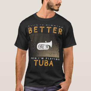 T-shirt Tuba Tunes : Souffle des bulles de la joie dans la