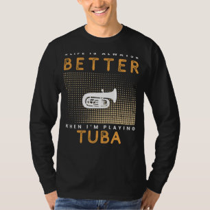 T-shirt Tuba Tunes : Souffle des bulles de la joie dans la