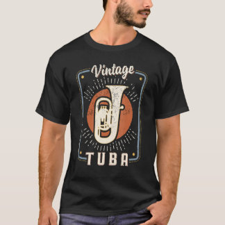 T-shirt Tuba Vintage Retro Classique Musique Amour 1