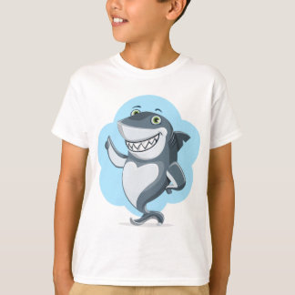 T-shirt Tubarão simpático