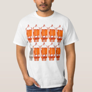 T-shirt Tube Amplificateur valves guitare électrique rock 