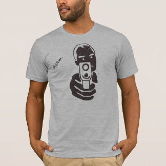 T-shirt Tube de canon, charbon de bois