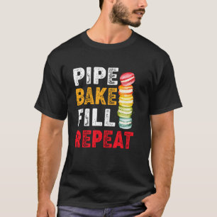 T-shirt Tube de cuisson pour pâtissier de macarons Cuire R