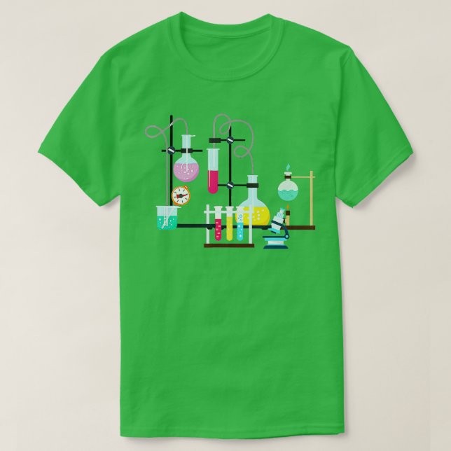 T-shirt Tube d'essai Chimie Laboratoire Science Drôle Cade (Design devant)