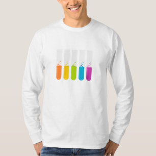 T-shirt Tubes à essai de la Science de chimie