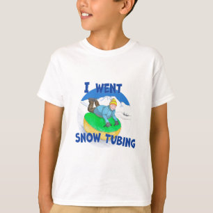 T-shirt Tubes À Neige Pour Enfants, Je Suis Allé Tubes À N