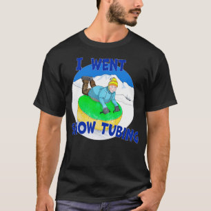 T-shirt Tubes à neige pour enfants Je suis allé Tubes à ne