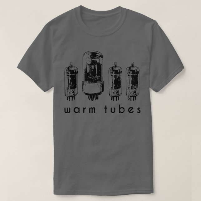 T-shirt Tubes chaudes Tube vide pour Radio et Amp Collecto (Design devant)