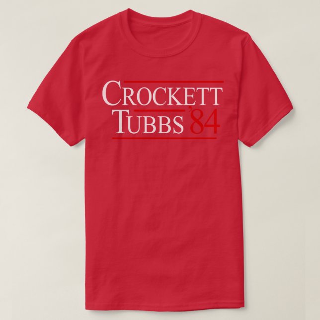 T-shirt Tubes Crockett 1984 (Design devant)