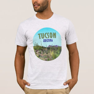 T-shirt Tucson Arizona Cactus et Mountain Vintage