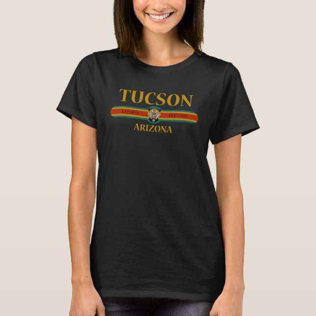 T-shirt Tucson Arizona Mode Tiger Visage Classique (Devant)