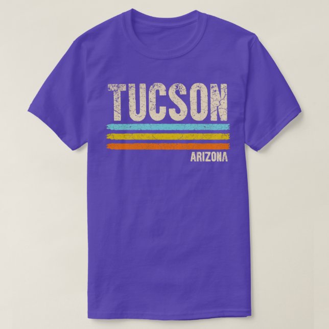 T-shirt Tucson Arizona Retro (Design devant)