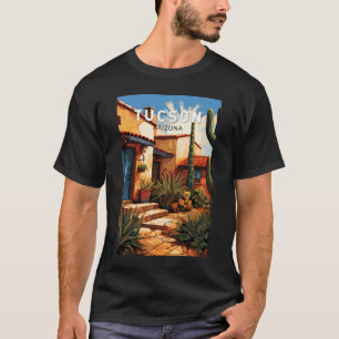 T-shirt Tucson Arizona Voyage Art Vintage