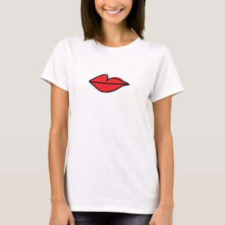 T-shirt Tuer Eve Comme On L'A Vu Sur Villanelle Red Lips I