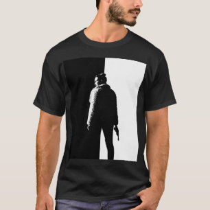 T-shirt Tuer Eve simple noir et blanc