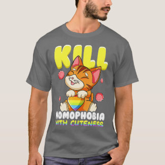 T-shirt Tuer l'homophobie avec égalité grossière