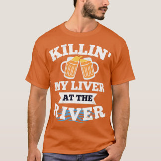 T-shirt Tuer mon foie à la rivière Catfish Hunter Noodl