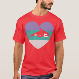 T-shirt Tueur Baleine Orca Cadeau Pour Femmes & Filles Ret