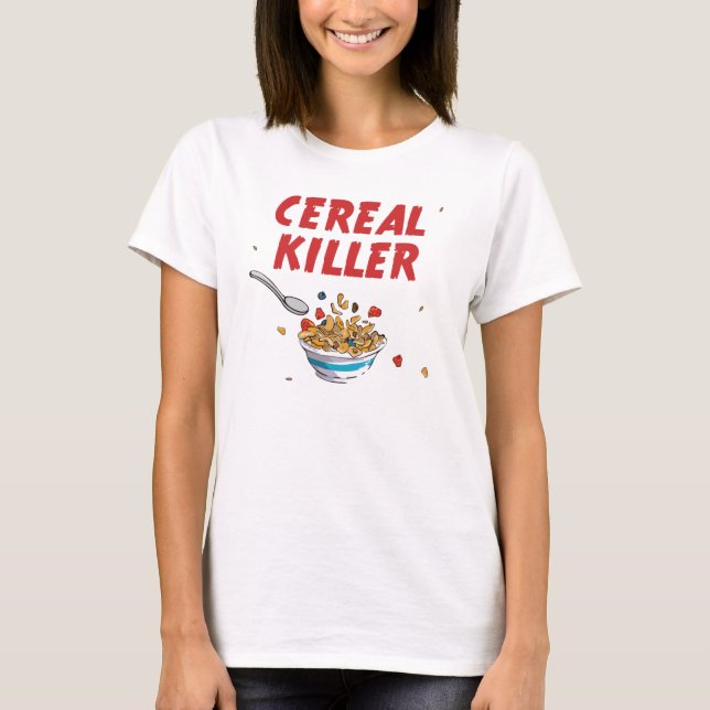 T-shirt Tueur de céréale de petit déjeuner (Devant)