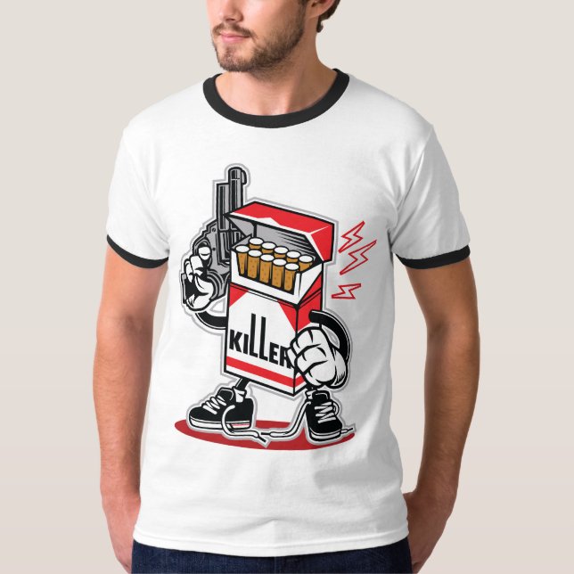T-shirt Tueur de cigarettes (Devant)