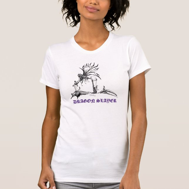 T-shirt tueur de farie, TUEUR de DRAGON (Devant)