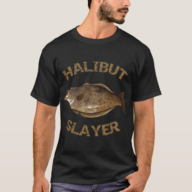 T-shirt Tueur de flétan (Devant)