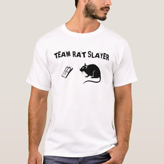 T-shirt Tueur de rat d'équipe, tueur de rat d'équipe, (Devant)