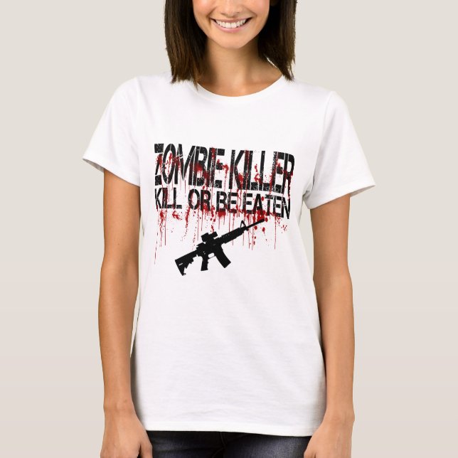 T-shirt Tueur de zombi (Devant)