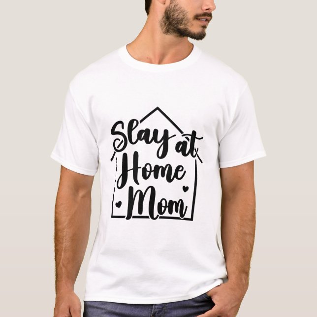 T-shirt Tuez à la maison Maman Drôle (Devant)