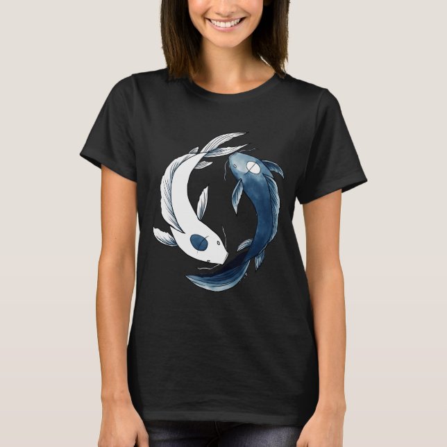 T-shirt Tui et La - Koi Yin & Yang (Devant)