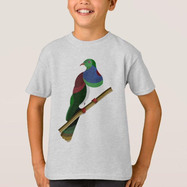 T-shirt Tui Kereru NZ Bird (Devant)