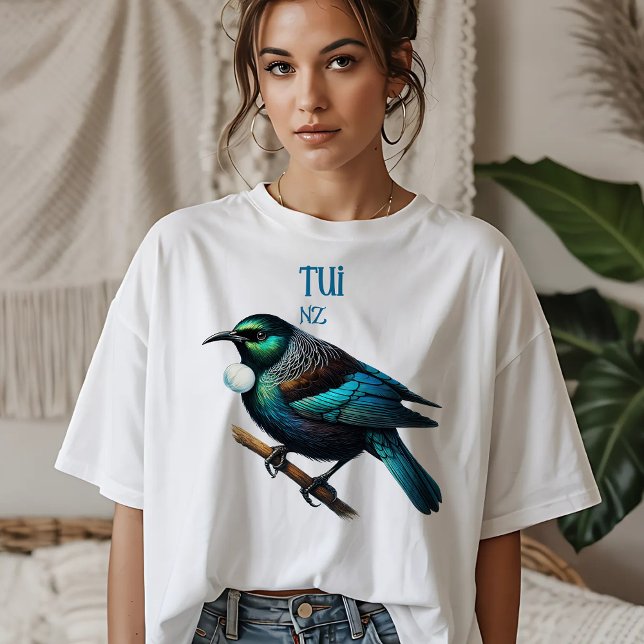T-shirt Tui - Native Bird of New Zealand (Créateur téléchargé)