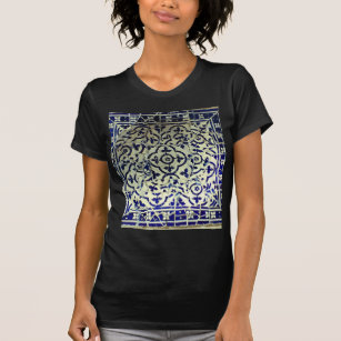 T-shirt Tuiles de mosaïque de Guell du parc de Gaudi