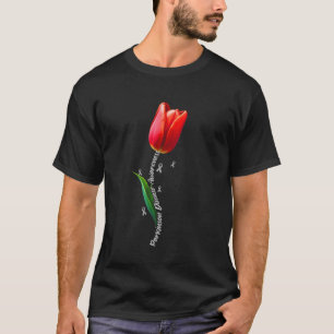 T-shirt Tulipe de sensibilisation à la maladie de Parkinso