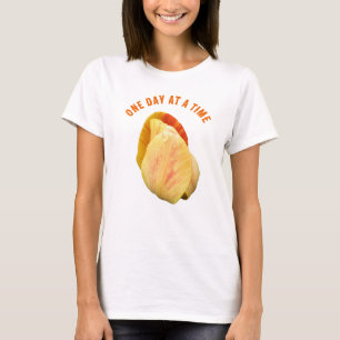 T-shirt Tulipe Fleur Un Jour À La Fois Inspirationnel